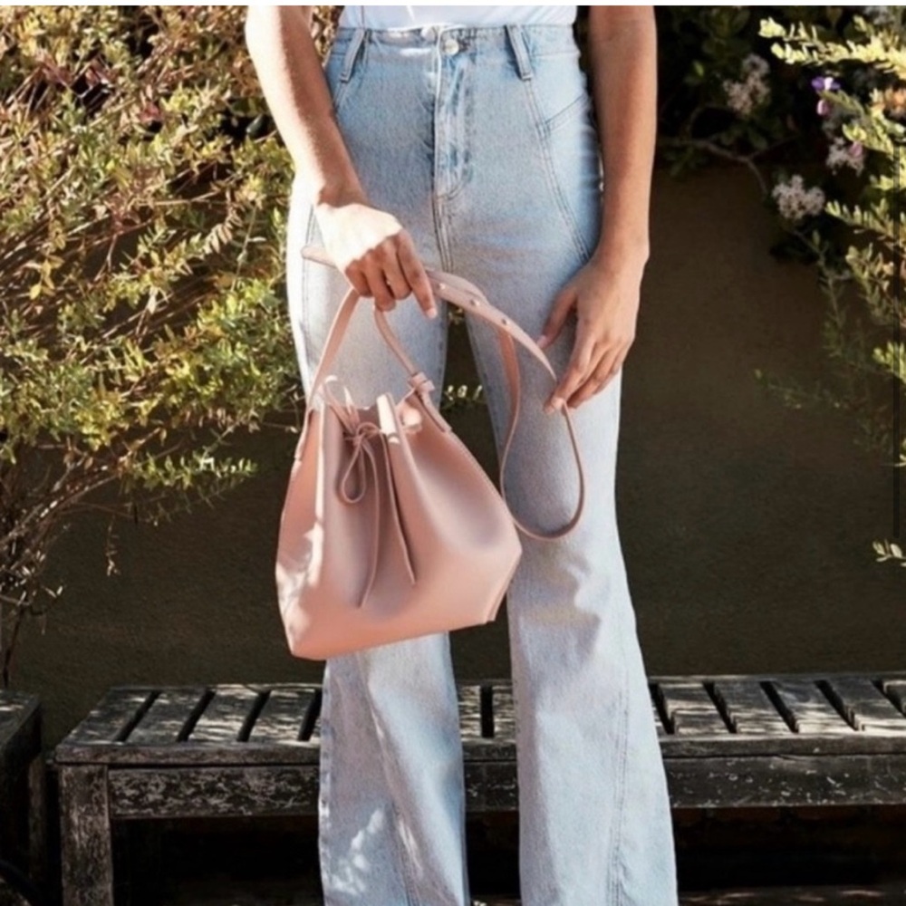 Kayla+Ava NWT Soft Pink Structured Shoulder Bag made with Vegan Leather